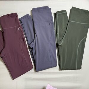 The Outfit brand, Maroon and Gray Leggings, size XS #33